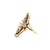 Art Nouveau Platinum 18k Gold 1.77ctw Pearl Sapphire Diamond Navette Ring, Size 4.25 For Sale - Image 4 of 8
