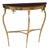 20th Century Italian Gilded Brass Console Table, 1950s For Sale