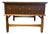 MCM Lane Furniture Walnut Ceramic Top Coffee Table For Sale