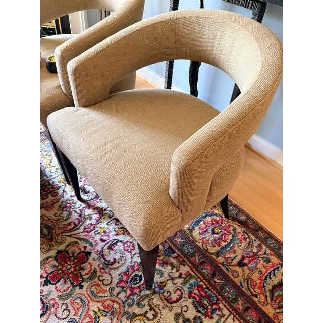 Sherrill Furniture Pair Precedent by Sherrill Ella Armchairs For Sale - Image 4 of 10
