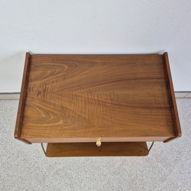 Vintage Cabinet with Magazine Rack from Ilse Möbel, Germany, 1960s For Sale - Image 11 of 12
