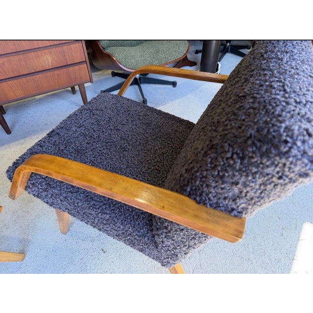 Wood Set of Mid-Century Brussels Expo 58 Armchairs by Jiří Jiroutek for Jitona, 1960s For Sale - Image 7 of 15