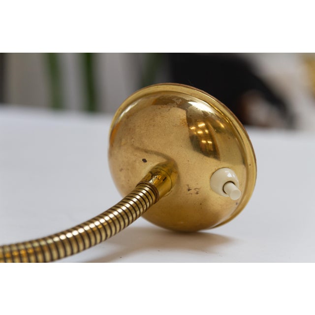 Swedish Swivel Arm Brass Wall Lamp by EAE, 1950s For Sale - Image 18 of 18