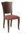 1920s French Scalloped Walnut Chair For Sale