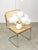 Vintage Italian Brass and Opaline 10-Arm Chandelier, 1970s For Sale - Image 17 of 18