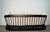 Off-white 1970’s Mid-Century Modern Solid Oak Spindle Back Barrel Lounge Sofa by Howard Furniture For Sale - Image 8 of 12