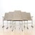 Post Modern Chrome Dining Chairs by Tim Bates for Pieff Furniture, 1970s For Sale - Image 4 of 16