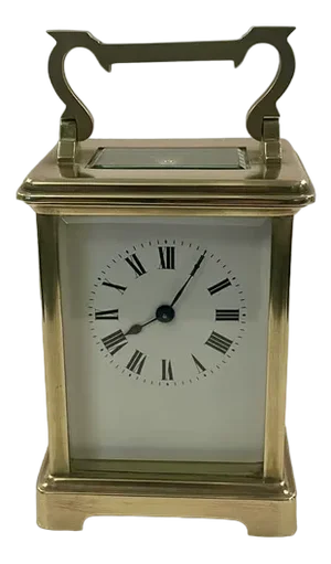 Victorian Brass Carriage Clock, 1880s