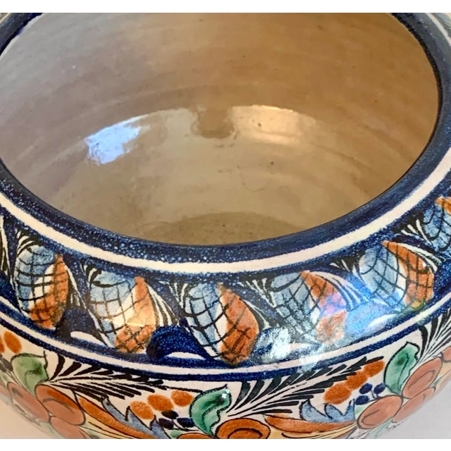 Vintage Mexican Ceramic Bowl For Sale In New York - Image 6 of 9