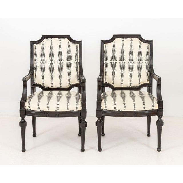 Wood Modern "Fern Tree" Upholstered Dining Chairs, 10 For Sale - Image 7 of 15