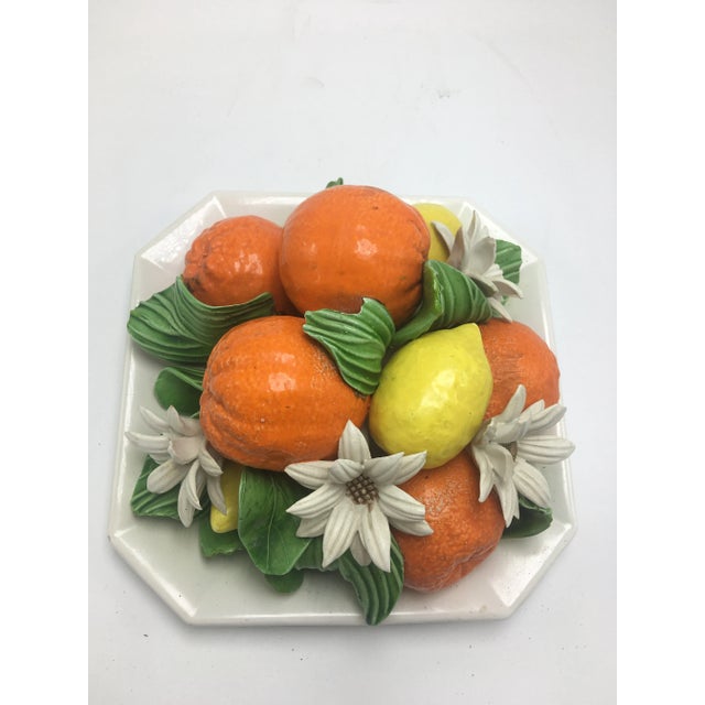 Italian 1950s Vintage Italian Fruit Bowl For Sale - Image 3 of 12