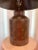 Late 20th Century Louis Vuitton Hand Painted Tole Lamp and Shade For Sale - Image 5 of 12