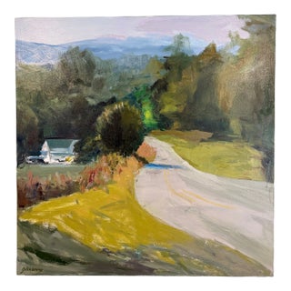 Back Road Ballad, Original Oil Painting by Julia Lawing For Sale