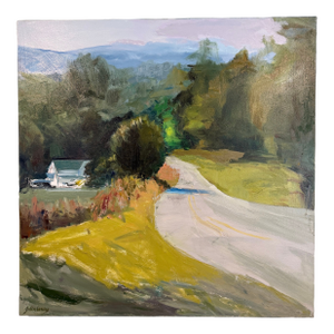 Back Road Ballad, Original Oil Painting by Julia Lawing