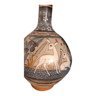 1960s Tonala Jal Mexico Handcrafted Mid Century Vase For Sale