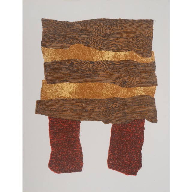 Enrico Baj, Abstraction, Lithograph For Sale