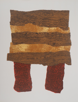 Enrico Baj, Abstraction, Lithograph