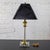 Late 20th Century Late 20th Century Neoclassic Revival Lucite and Brass Candlestick Table Lamp For Sale - Image 5 of 18