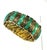 Vintage 1950s Designer Harwood Asian Faux Jade Bracelet For Sale - Image 4 of 7