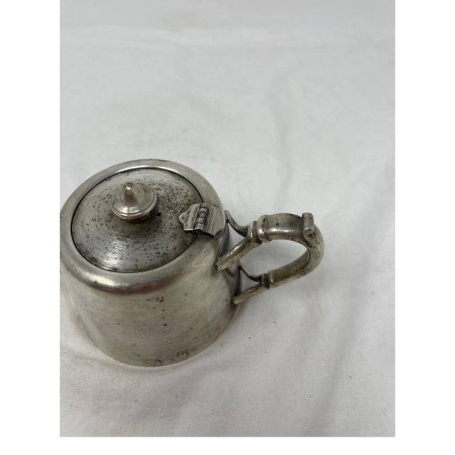 Silver 19th Century Hotel Silver Tea Pot For Sale - Image 8 of 12