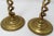 Antique 13 Inch Brass Jacobean Open Rope Twist Candlesticks a Pair For Sale - Image 9 of 13