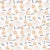 Sample - Schumacher x Celerie Kemble Bouquet Toss Wallpaper in Toast For Sale