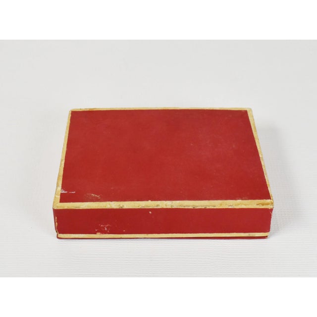 Metal Vintage S.King's Bee Solid Nickel Gold Bronze Teaspoon Set in Box - 6 Pieces For Sale - Image 7 of 7