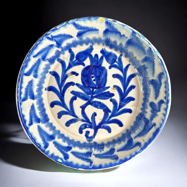 Blue Spanish Blue and White Fajalauza Bowl For Sale - Image 8 of 8