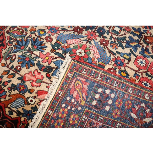 Mid 20th Century Antique Zabihi Collection Jewel Toned Persian Bakhtiari Rug - A Pair - 4'9" x 7' For Sale - Image 5 of 8