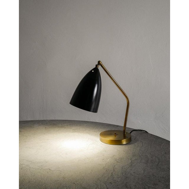 Early Swedish Mid-Century Grasshopper Table Desk Lamp by Greta Magnusson-Grossman, 1950s For Sale - Image 3 of 7