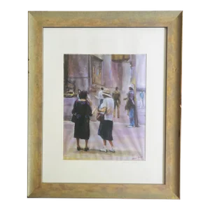 Renee Berger Signed Print Cityscape