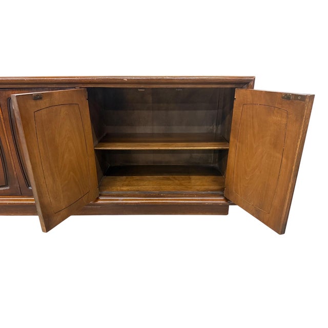 Wood Mid-Century Modern Broyhill Emphasis Walnut Storage Cabinet For Sale - Image 7 of 7