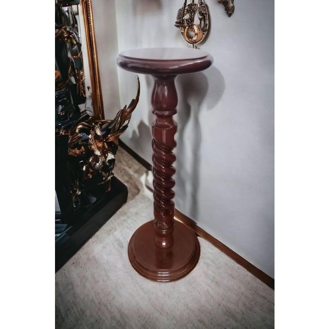 Tortile Spiral Wooden Column, 1950s For Sale - Image 6 of 6
