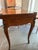 Art Nouveau 1930s French Inlaid Wood Game Table For Sale - Image 3 of 7