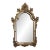 Vintage Large Gilded Gold Rococo Hollywood Mirror For Sale