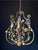Iron and Ceramic Chandelier, 1960s For Sale - Image 6 of 12