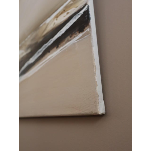 Contemporary Modernist 'Drift of Light' Swedish Original Abstract Landscape Oil Painting, Framed For Sale - Image 9 of 13