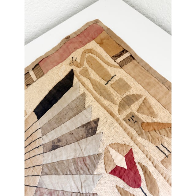 1920s 1920s Egyptian Revival Khayamiya Textile Wall Hanging For Sale - Image 5 of 16