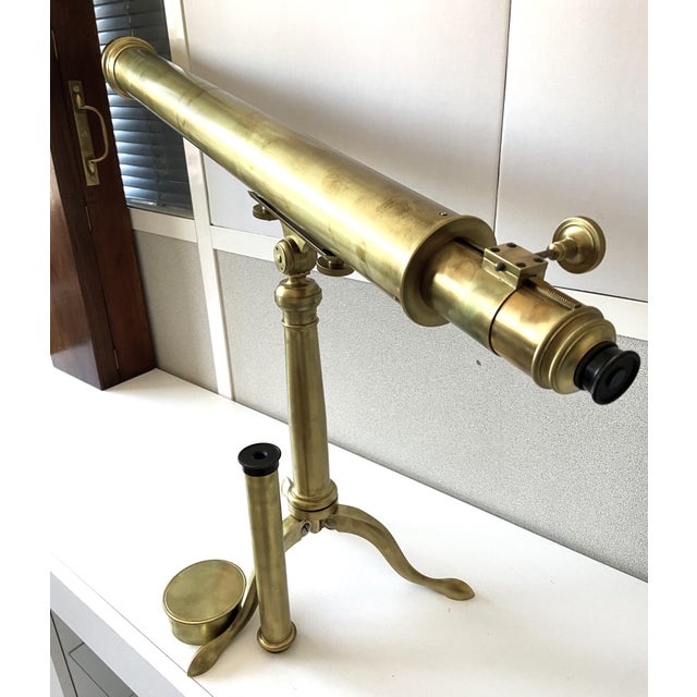 Antique Astronomical Celestial Telescope, France, 1890s For Sale - Image 14 of 18