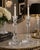 A striking pair of Val St. Lambert vintage crystal candlesticks, featuring the desirable Gardenia pattern with bold...