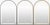 Hena Vanity Mirror Black 24x36 For Sale - Image 4 of 5