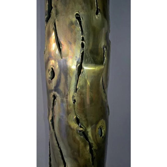 Sputnik Style Brass Floor Lamp, in Very Good conditions. Designed 1970 to 1979 European Plug (up to 250V).The wiring of...