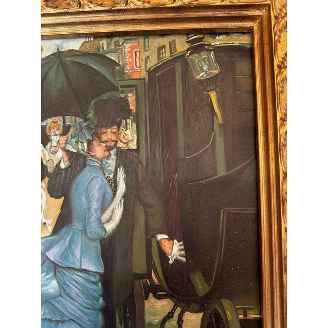 Tissot James Jacques, After the Bridesmaid La Femme Paris, 1890s, Oil Painting For Sale - Image 4 of 13