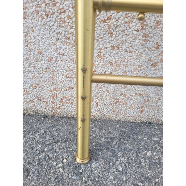 Vintage Gilt Brass Headboard, 1970s For Sale - Image 6 of 12