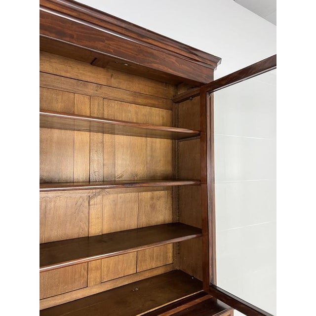Wood Mahogany Bookcase, 19th Century For Sale - Image 7 of 10