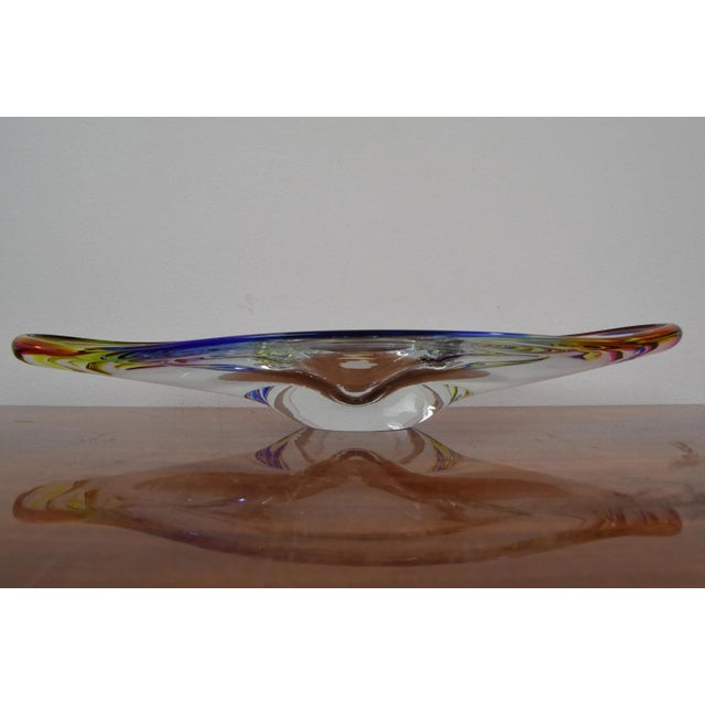 Mid-Century Bohemia Glass Bowl, 1960´s For Sale - Image 4 of 10