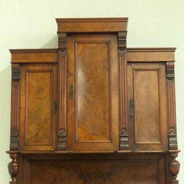 Brown Antique French Founding Time Buffet, 1880s For Sale - Image 8 of 10