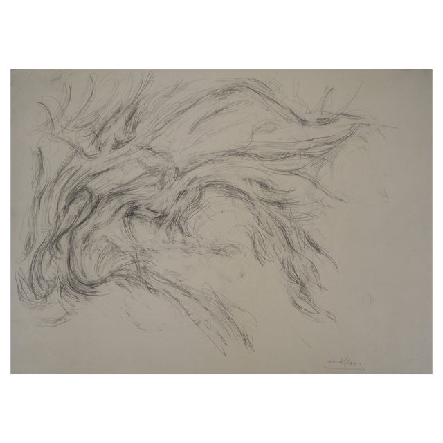 Alberto Giacomett, The Alps, Lithograph For Sale