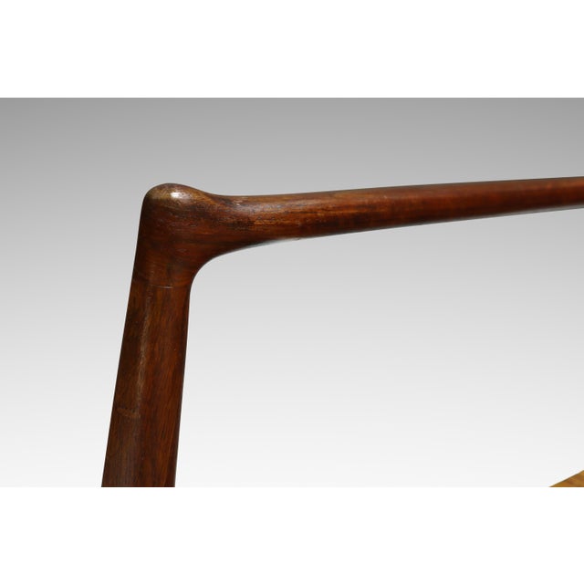 Early Set of Two ( 2 ) Finn Juhl Model Sw96 Lounge Chairs in Teak, Oak, and Caning Attributed to Søren Willadsen, Denmark, C. 1950s For Sale - Image 11 of 16