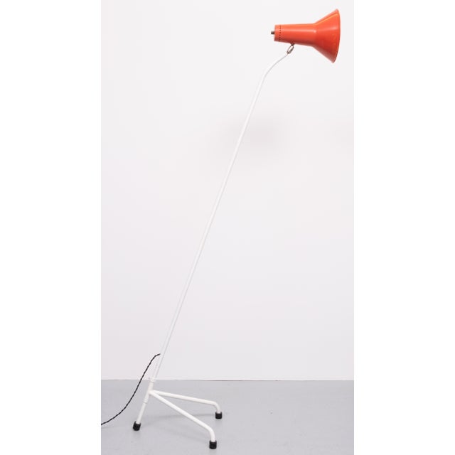 1950s Grasshopper Tripod Floor Lamp by Willem Hagoort, Holland, 1950s For Sale - Image 5 of 13